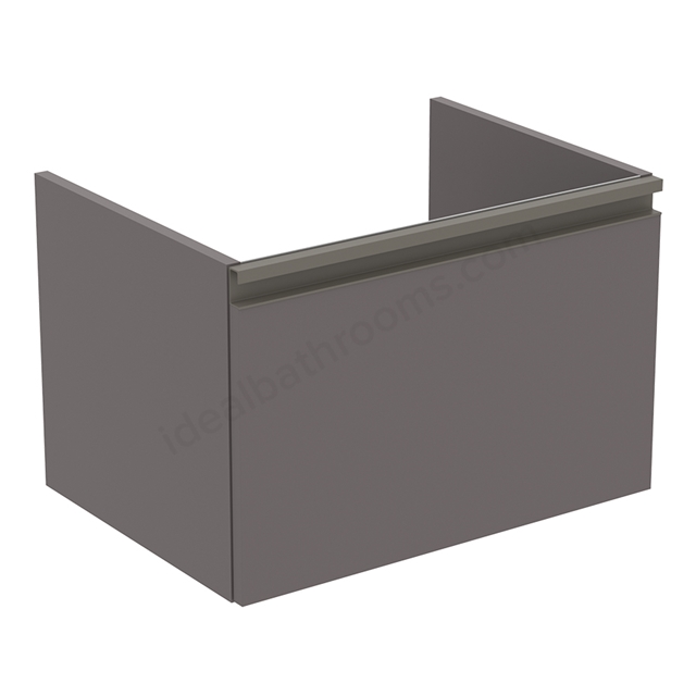 Ideal Standard Retail Tesi Basin Unit 60cm 1 Drawer Matt Dark Taupe