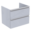 Ideal Standard Retail Tesi Basin Unit 60cm 2 Drawer Gloss Light Grey