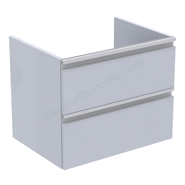 Ideal Standard Retail Tesi Basin Unit 60cm 2 Drawer Gloss Light Grey
