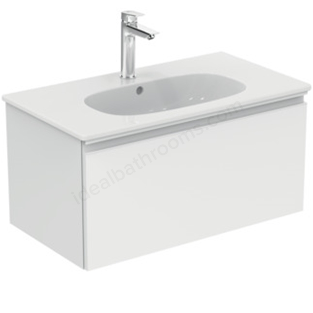 Ideal Standard Retail Tesi Basin Unit 80cm 1 Drawer Gloss White