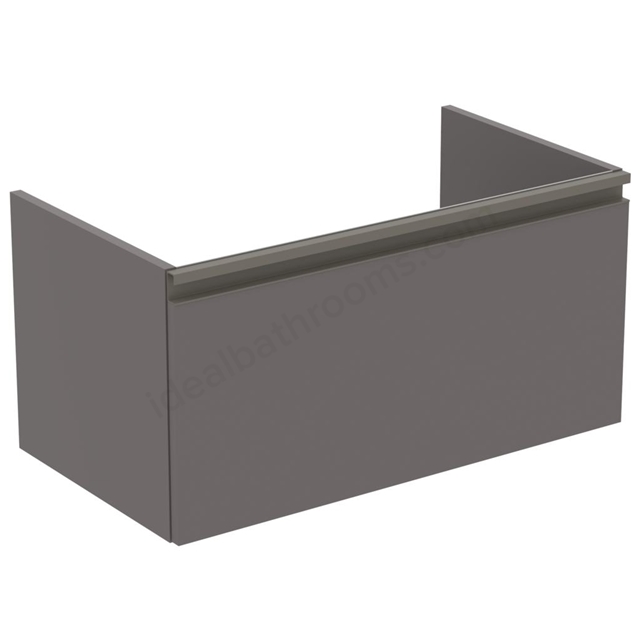 Ideal Standard Retail Tesi Basin Unit 80cm 1 Drawer Matt Dark Taupe