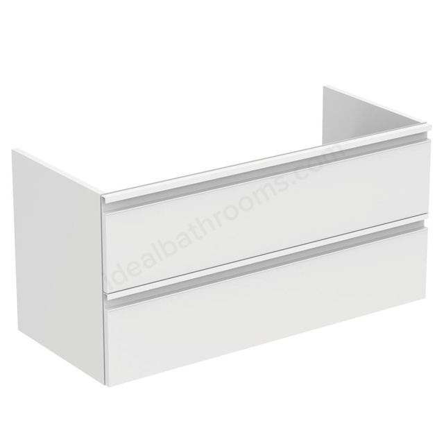 Ideal Standard Retail Tesi Basin Unit 100cm 2 Drawer Gloss Light Grey