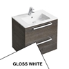 Ideal Standard TEMPO Vanity Unit; 600x440mm; 2 Drawer; Gloss White