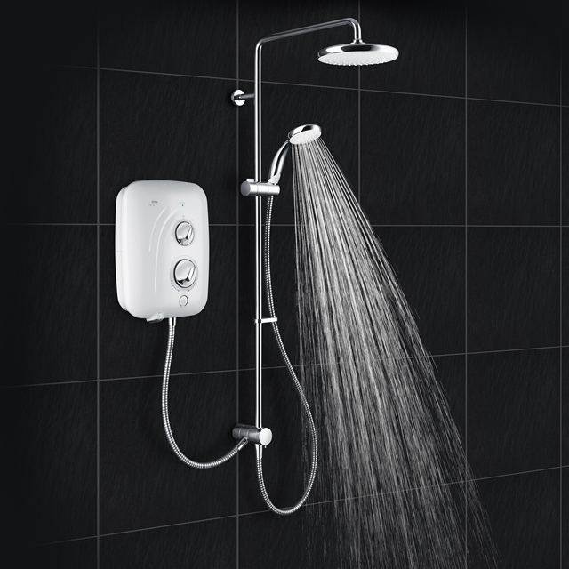 Mira Elite SE pumped Electric Shower 9.8kW Dual Outlet Ideal Bathrooms
