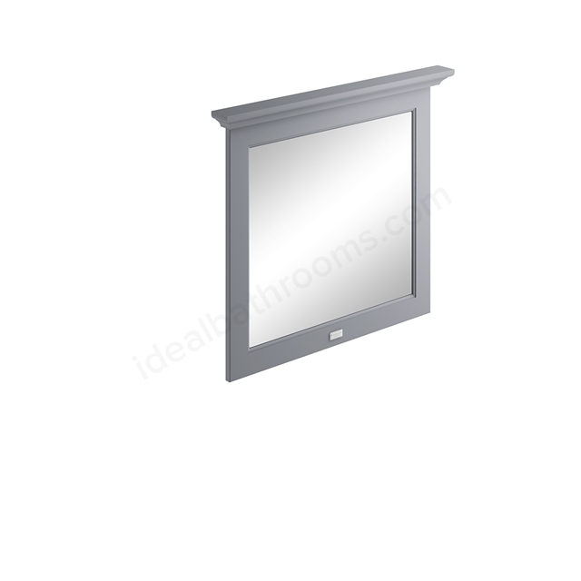 Bayswater 800mm x 694mm Flat Mirror - Plummett Grey