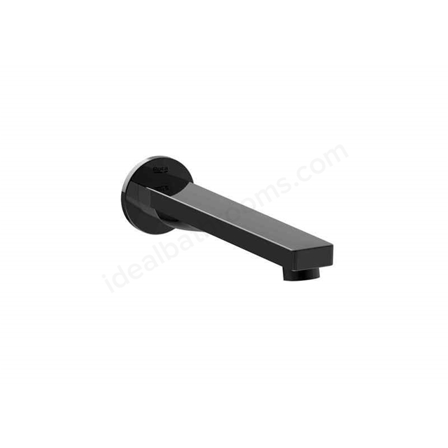 Roca L90 Wall Mounted Square Spout - Titanium Black