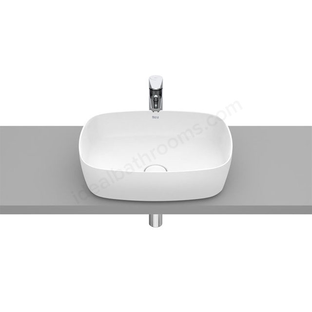 Roca Inspira 500mm Pedestal Basin 0 Tap Holes