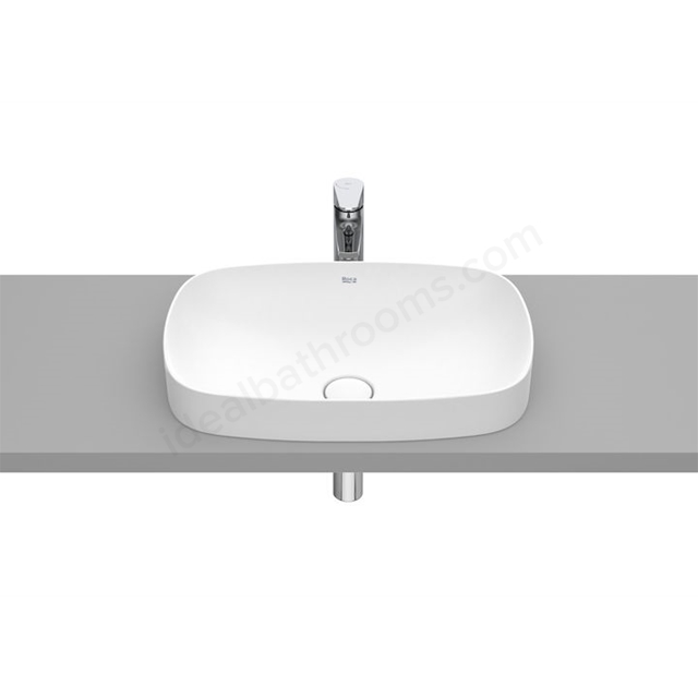 Roca Inspira 550mm In-Countertop Basin 0 Tap Holes