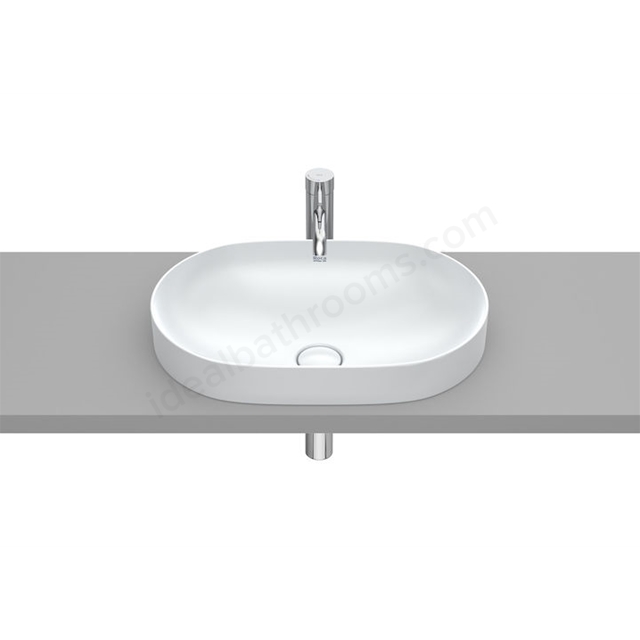 Roca Inspira 550mm On-Countertop Basin 0 Tap Holes