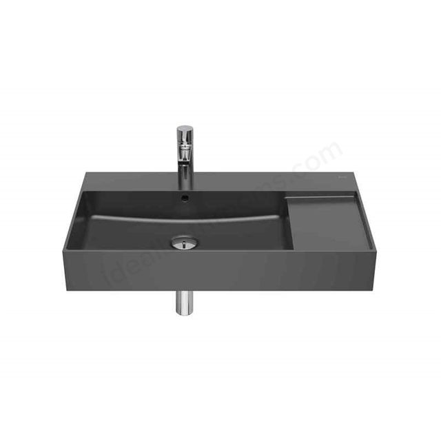 Roca Inspira 800mm Countertop Basin 1 Tap Hole- Onyx