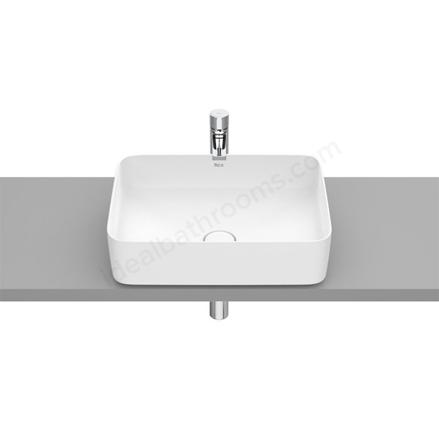 Roca Inspira 500mm In-Countertop basin 0 Tap Holes