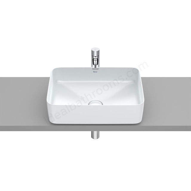 Roca Inspira 500mm Wall Hung Basin 0 Tap Holes
