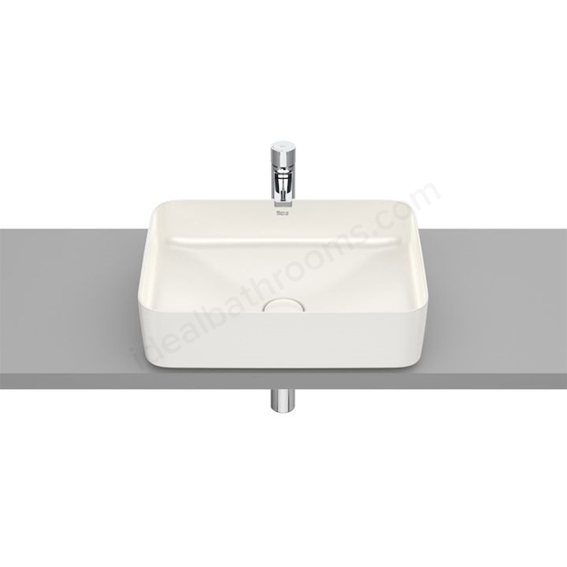 Roca Inspira 500mm Semi Recessed Basin 0 Tap Holes