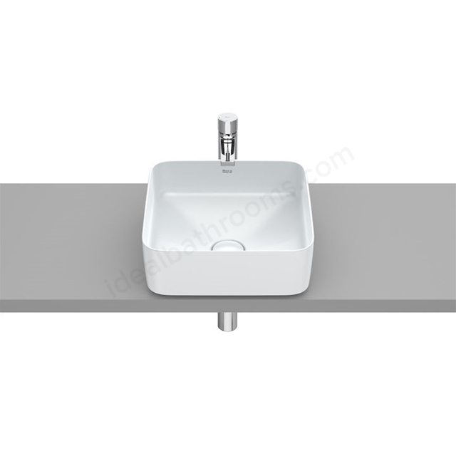 Roca Inspira 370mm Wall Hung Basin 0 Tap Holes