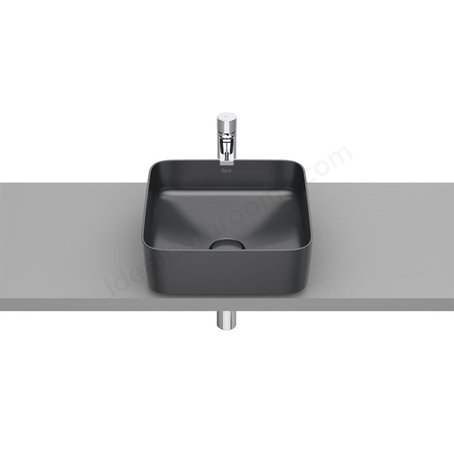Roca Inspira 370mm Semi Recessed Basin 0 Tap Holes