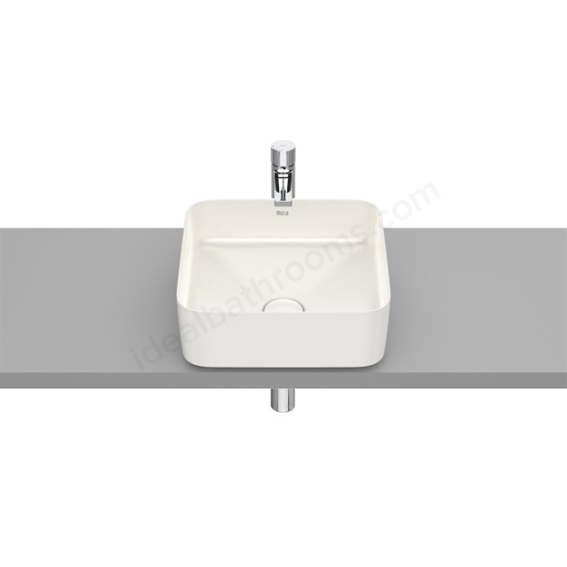 Roca Inspira 370mm Semi Recessed Basin 0 Tap Holes