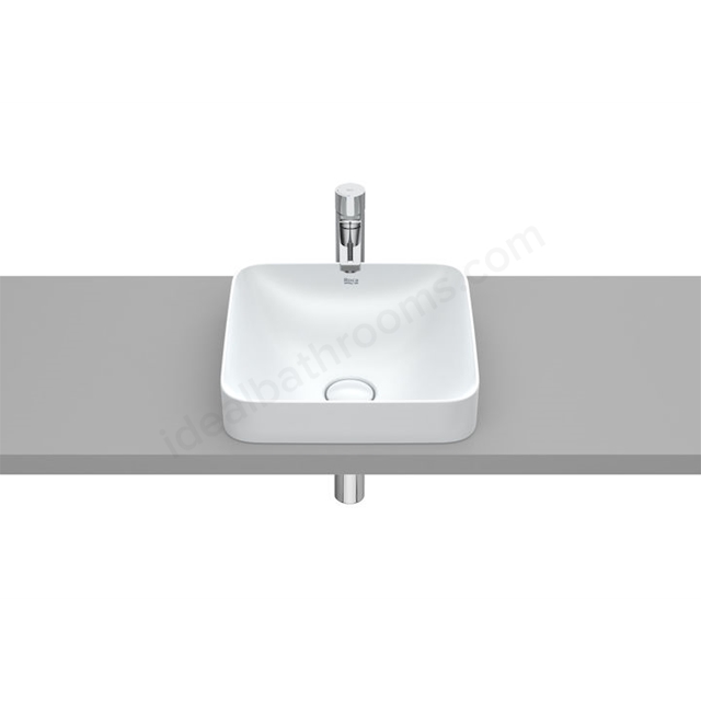 Roca Inspira 370mm Wall Hung Basin 0 Tap Holes