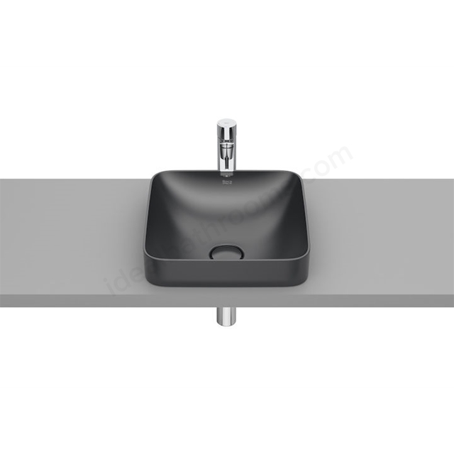 Roca Inspira 370mm Semi Recessed Basin 0 Tap Holes