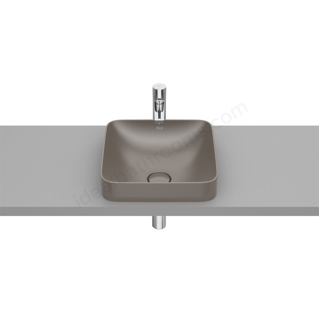 Roca Inspira 370mm Semi Recessed Basin 0 Tap Holes
