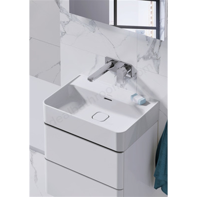 Ideal Standard Strada II 600mm wall hung vanity unit  with 2 drawers; gloss white