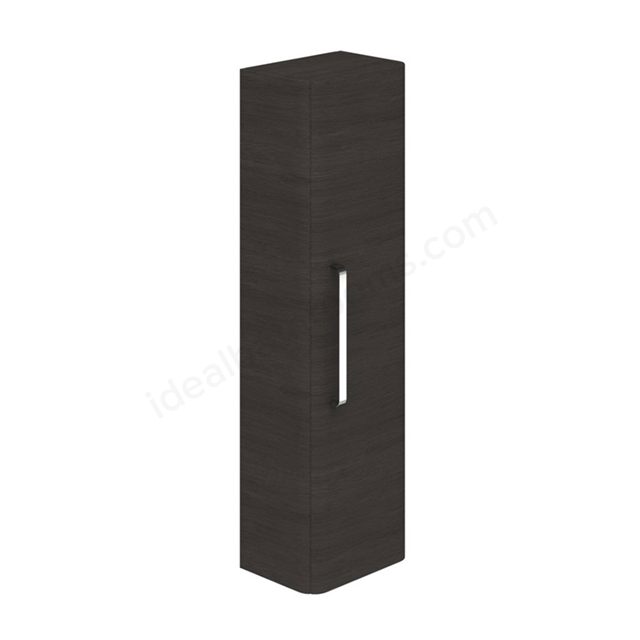 Essential VERMONT Wall Hung Column Unit; 1 Door; 350mm Wide; Dark Grey