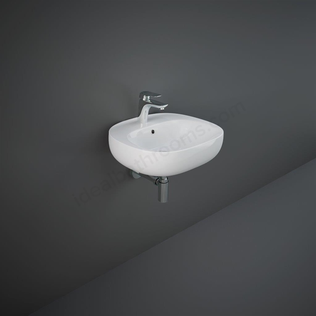 RAK Ceramics Illusion 210mm Wall Hung Basin 1 Tap Hole