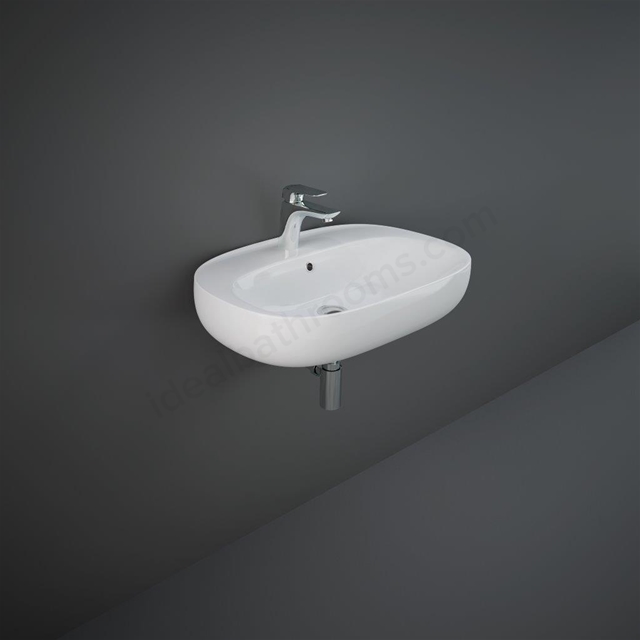RAK Ceramics Illusion 210mm Wall Hung Basin 1 Tap Hole
