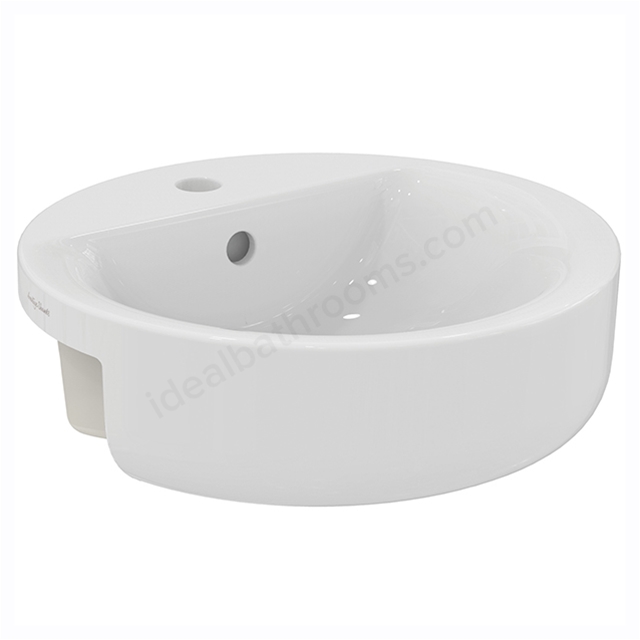 Armitage Shanks Edit R 450mm Semi-countertop Basin With 1 Taphole And Overflow