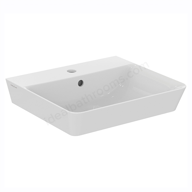 Armitage Shanks Edit L 500mm Wall Hung Basin With 1 Taphole And Overflow