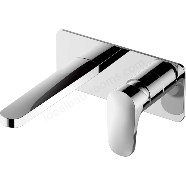 RAK Ceramics Portofino Wall Mounted Basin  Mixer w/Back Plate in Chrome