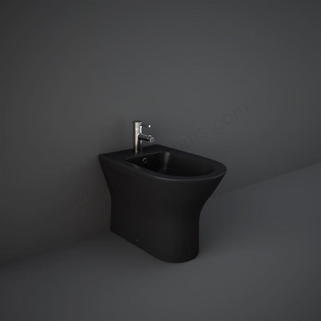 RAK-Feeling Back to Wall Bidet in Matt  Black