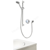 Aqualisa Quartz Classic Smart conc with adjustable shower head and bath filler - Gravity Pumped