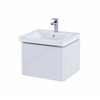 RAK-Resort 500 Single Drawer Basin Unit in Matt White