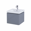 RAK-Resort 550 Single Drawer Basin Unit in   Matt Grey