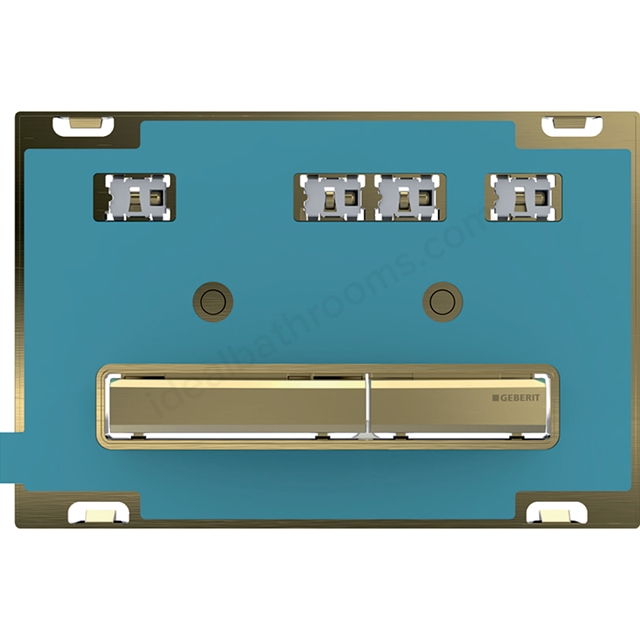 Geberit Sigma50 Customisable Dual Flush Plate - Brass