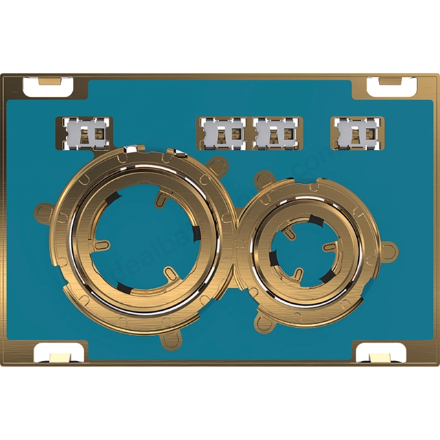 Geberit Sigma21 Customisable Dual Flush Plate - Brass