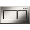 Geberit Flush actuation; pneumatic;dual flush; Chrome-plated; brushed; easy-to-clean