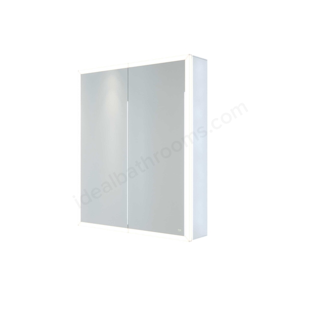 RAK Ceramics Pisces 600x700 LED Illuminated  Mirrored Cabinet w/demister;shavers socket and infra red switch