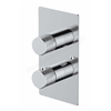 RAK Ceramics Amalfi Single Outlet; 2 Handle  thermostatic concealed Shower Valve in Chrome