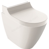 Geberit AquaClean Tuma Comfort 390mm Floorstanding WC Pan - White w/ White Glass