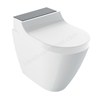 Geberit AquaClean Tuma Comfort 390mm Floorstanding WC Pan - White w/ Black Glass