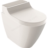 Geberit AquaClean Tuma Comfort 390mm Floorstanding WC Pan - White w/ Stainless Steel