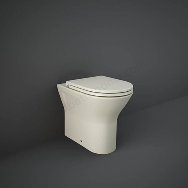 RAK Ceramics Feeling 365mm Back to Wall WC Pan - Matt Greige