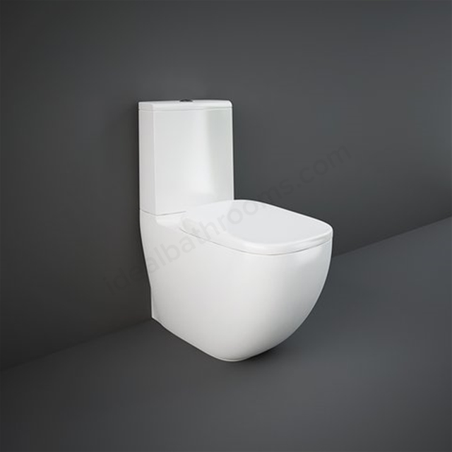 RAK Ceramics Illusion 390mm Back to Wall WC Pan - Alpine White