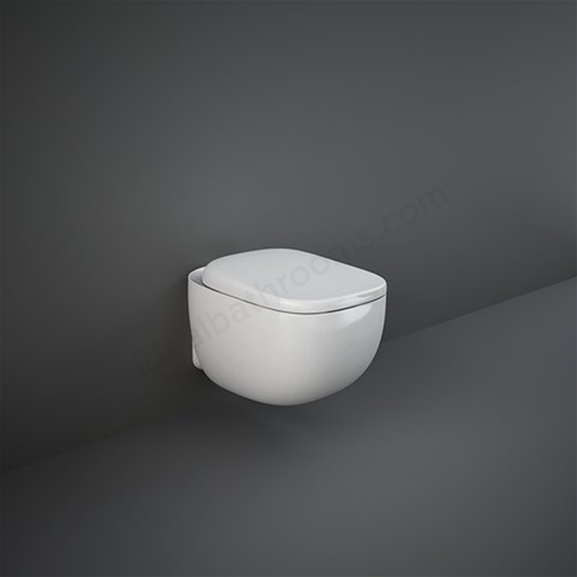 RAK Ceramics Illusion 370mm Wall Hung WC Pan - Alpine White