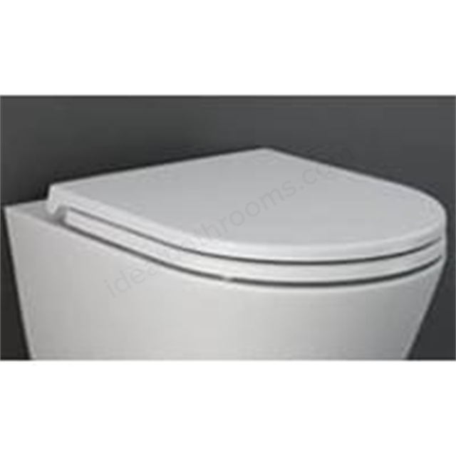 RAK Ceramics Feeling Soft Close Toilet Seat & Cover - Matt White