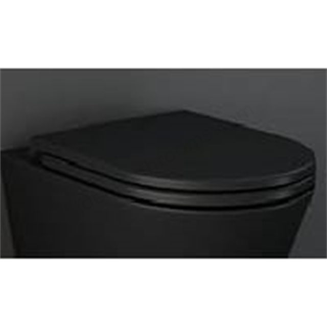 RAK Ceramics Feeling Soft Close Toilet Seat & Cover - Matt Black