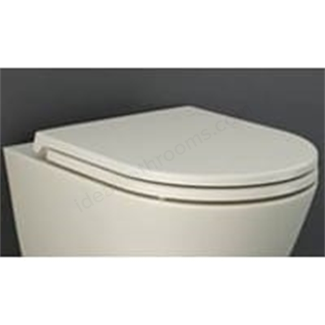RAK Ceramics Feeling Soft Close Toilet Seat & Cover - Matt Greige