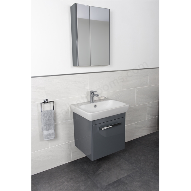 M-line 60cm Dark Gloss Grey Unit