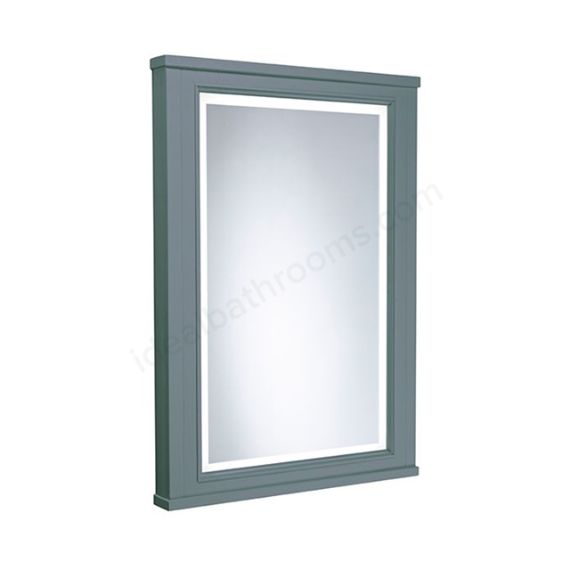 Tavistock Lansdown 450mm x 700mm Illuminated Mirror & Frame - Mineral Blue